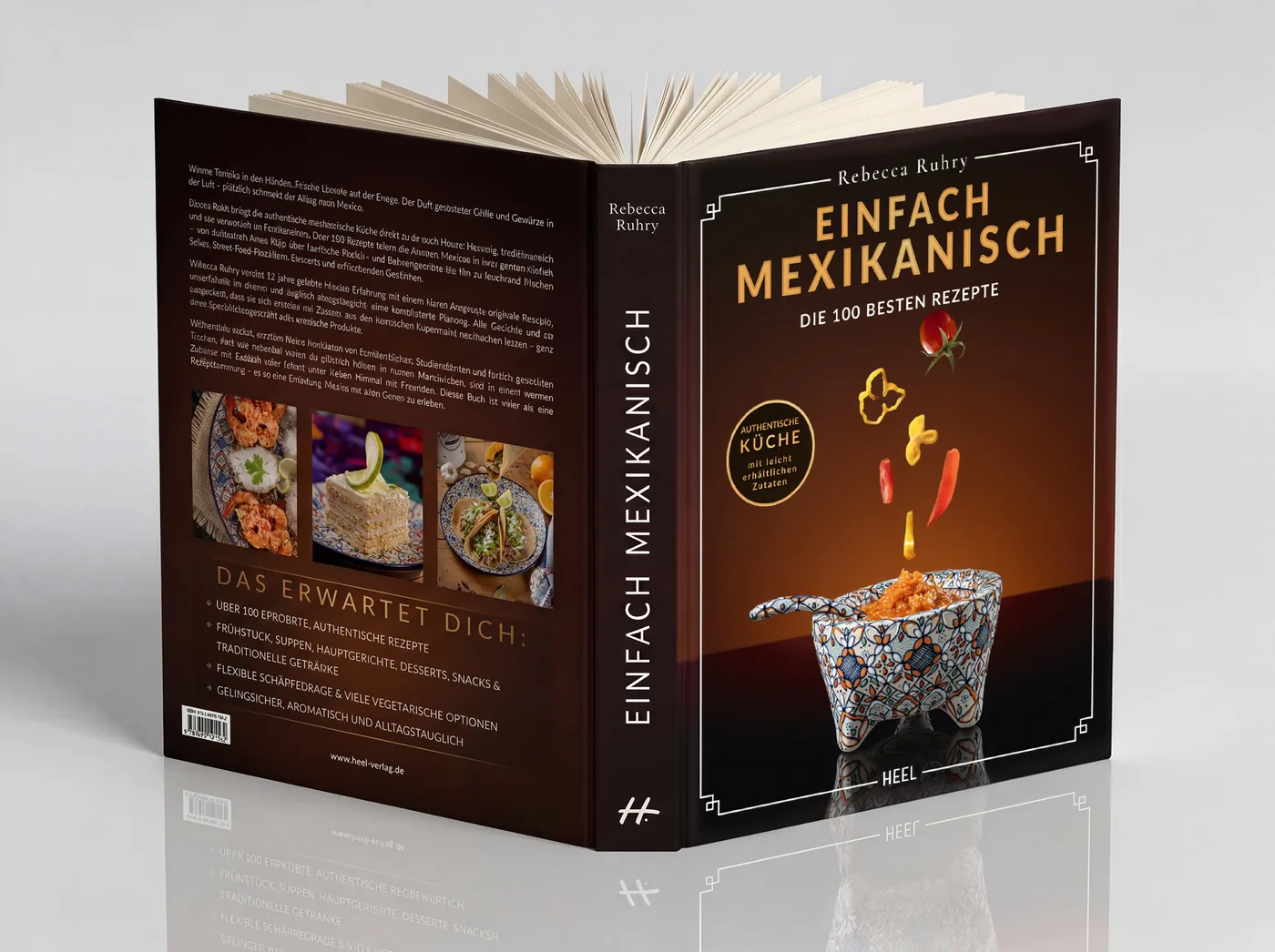 Einfach Mexikanisch Kochbuch — aufgeschlagen